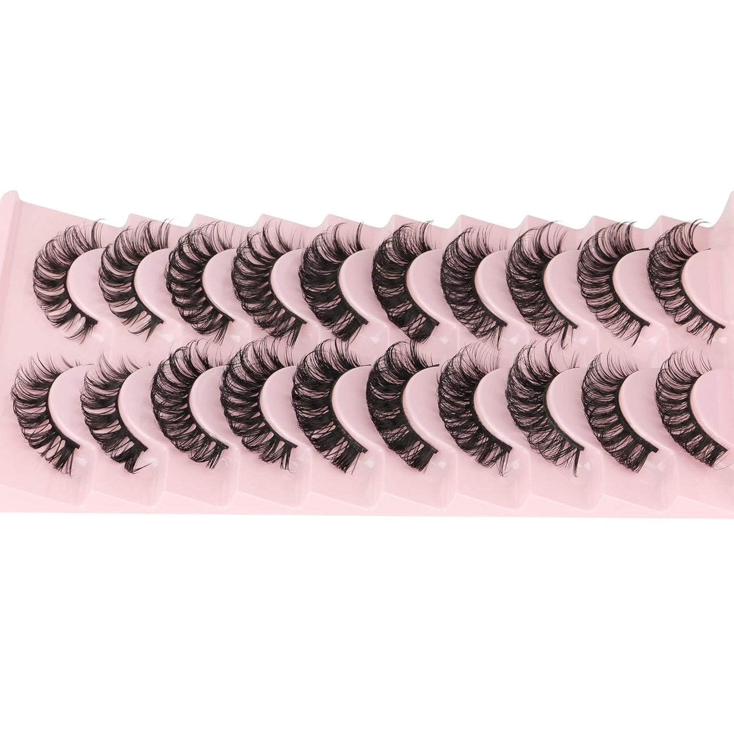 Russian Volume Strip False Lashes - 10 Pairs