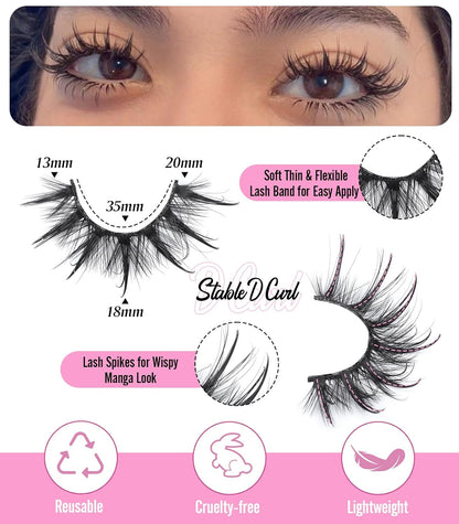 Russian Volume Strip False Lashes - 10 Pairs