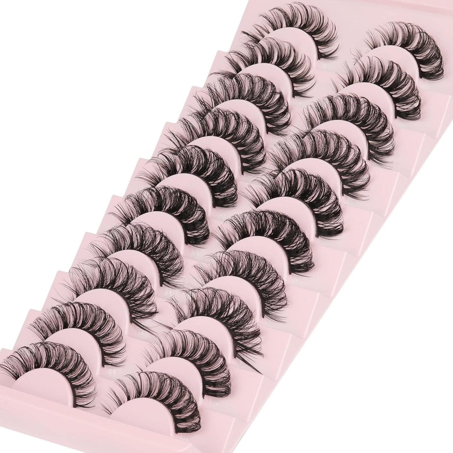 Russian Volume Strip False Lashes - 10 Pairs