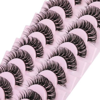 Russian Volume Strip False Lashes - 10 Pairs