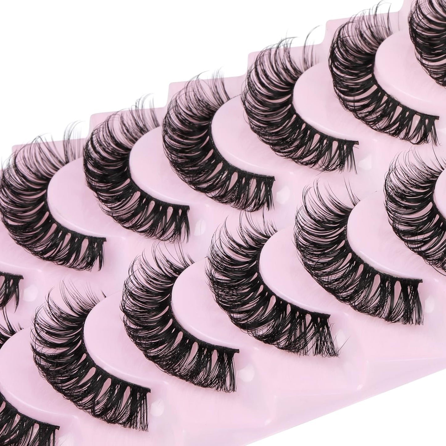 Russian Volume Strip False Lashes - 10 Pairs