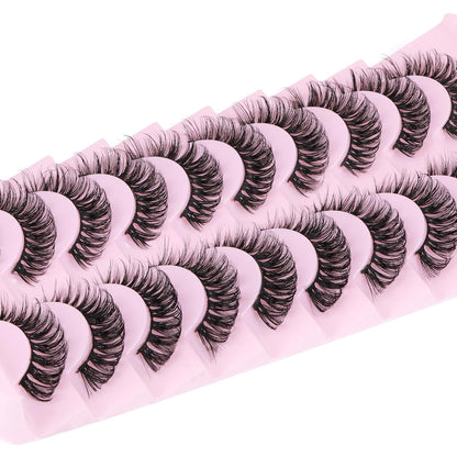 Russian Volume Strip False Lashes - 10 Pairs