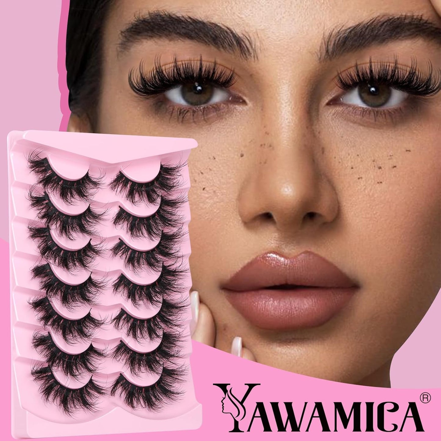 Russian Volume Strip False Lashes - 10 Pairs