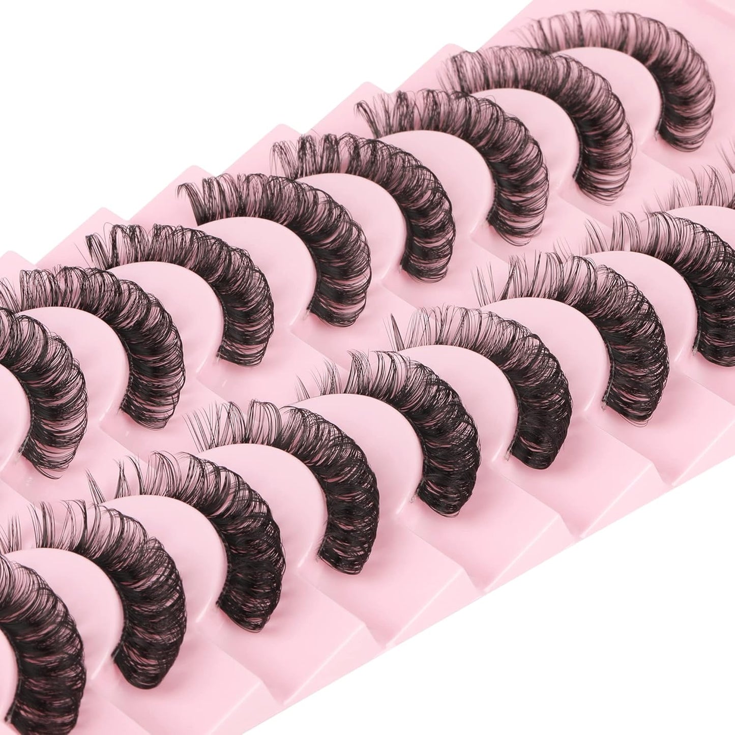 Russian Volume Strip False Lashes - 10 Pairs