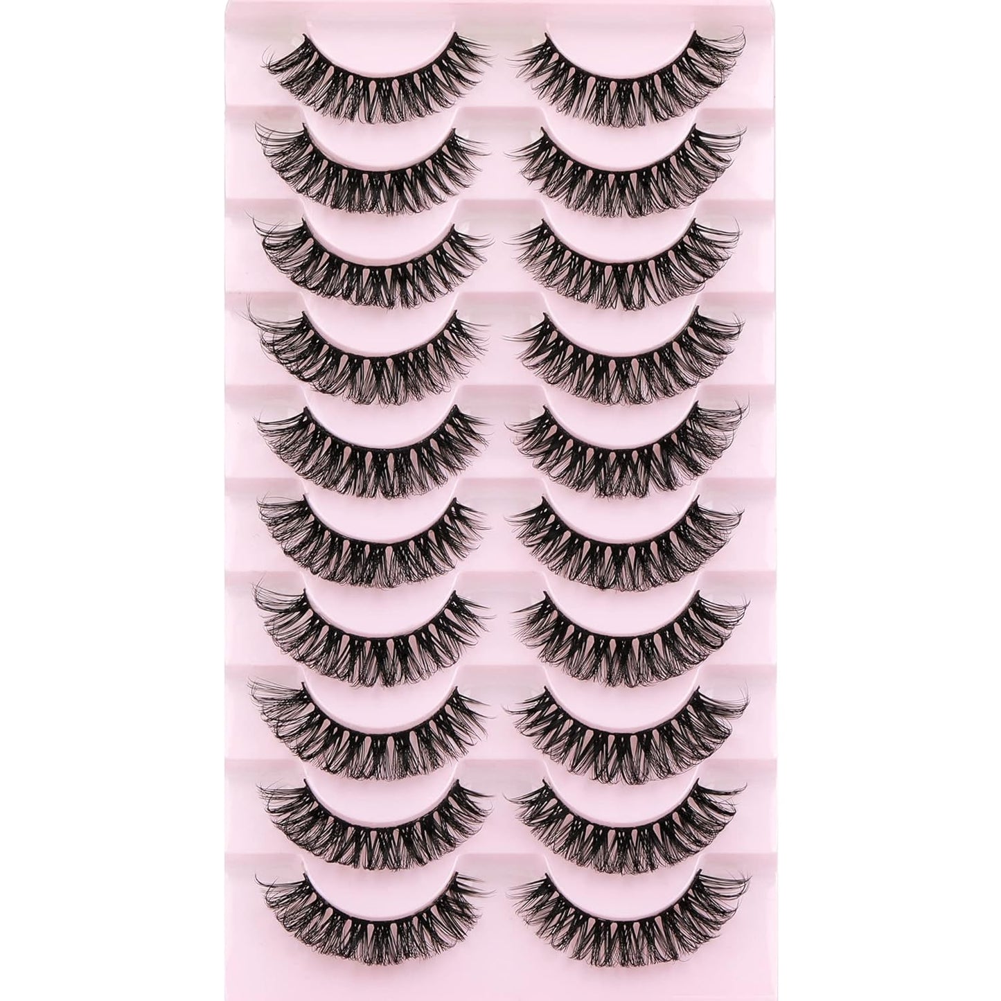 Russian Volume Strip False Lashes - 10 Pairs