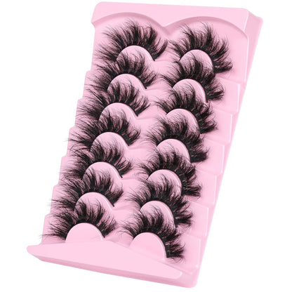 Russian Volume Strip False Lashes - 10 Pairs