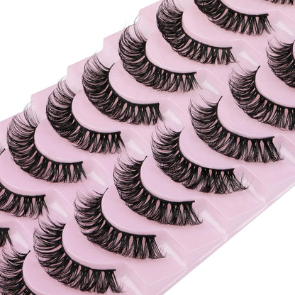 Russian Volume Strip False Lashes - 10 Pairs