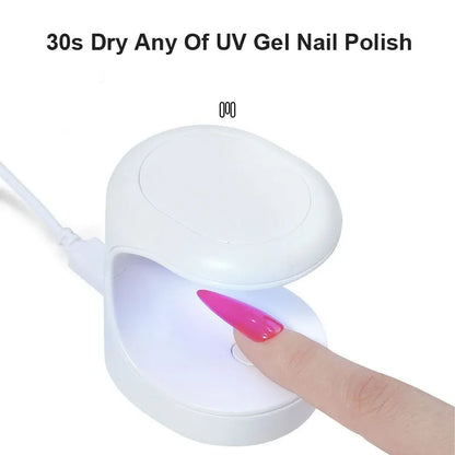 Mini Nail Dryer UV Lamp for Gel Polish