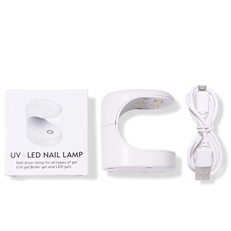 Mini Nail Dryer UV Lamp for Gel Polish