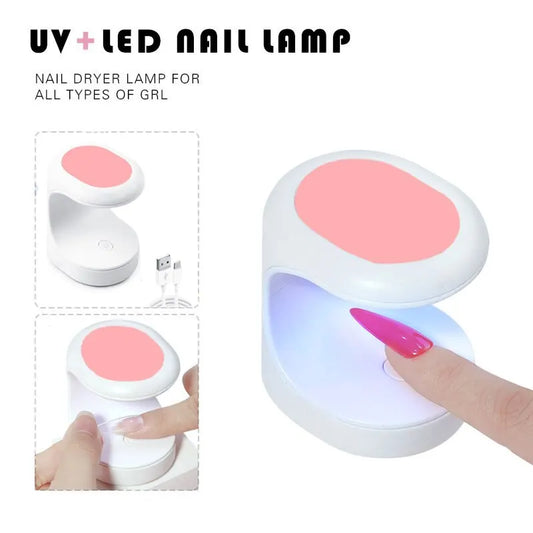 Mini Nail Dryer UV Lamp for Gel Polish